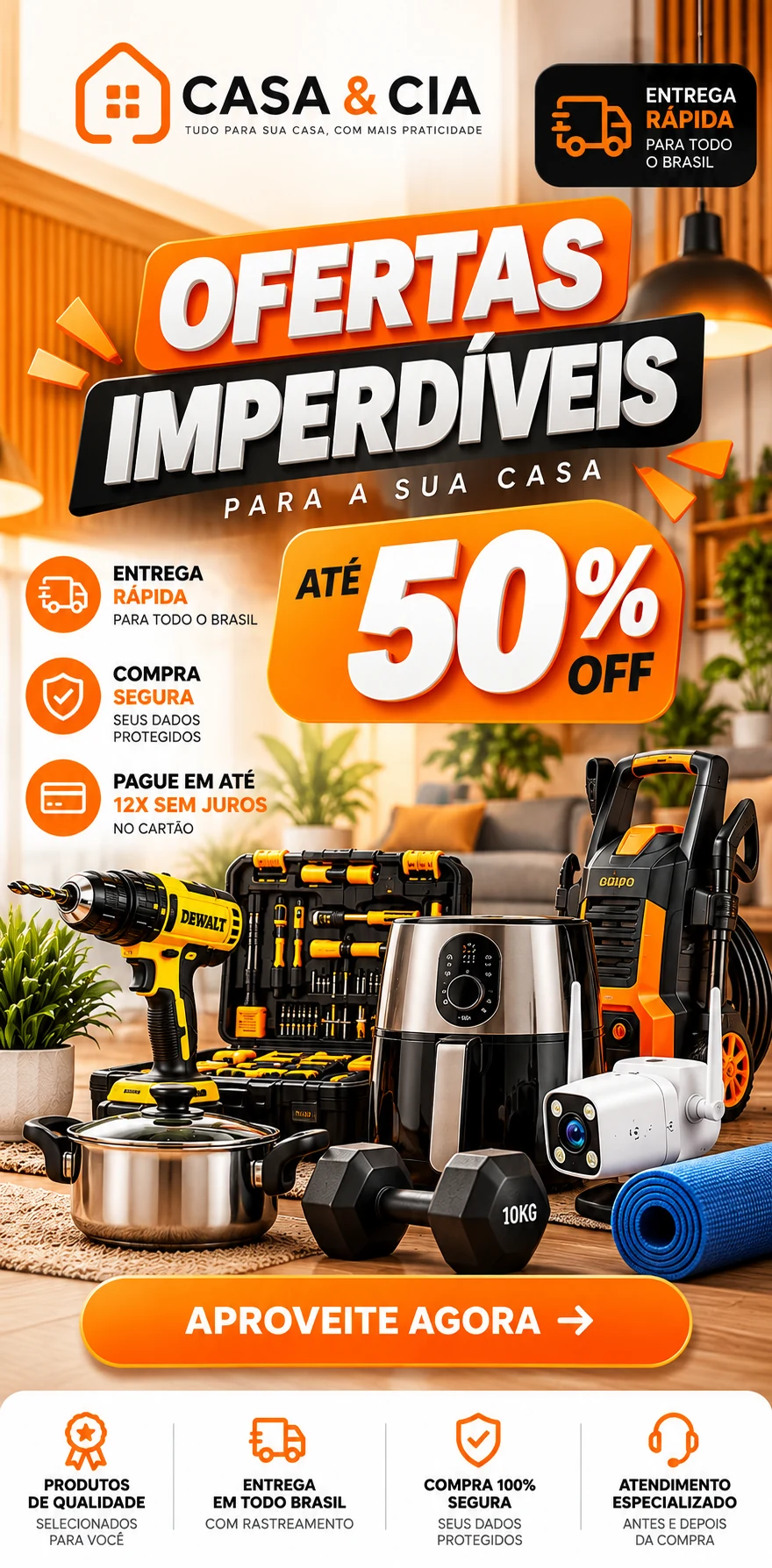 Casa & Cia — ofertas imperdíveis para sua casa, com entrega rápida, compra segura e pagamento em até 12x