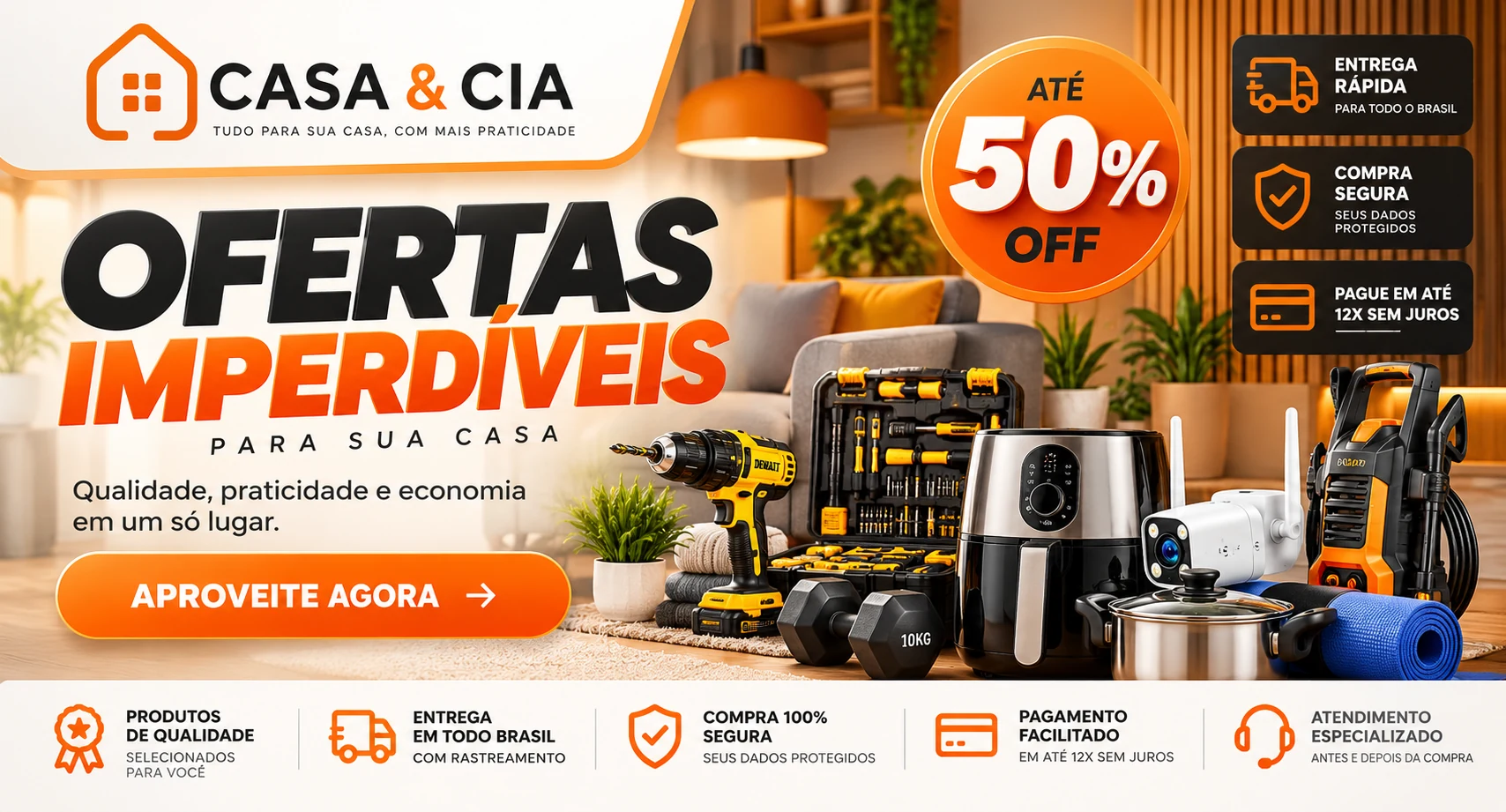 Casa & Cia — ofertas imperdíveis para sua casa, com entrega rápida, compra segura e pagamento em até 12x